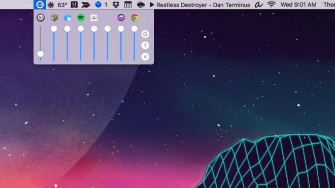 Volume Mixer Is An Application Specific Volume Controller For Mac