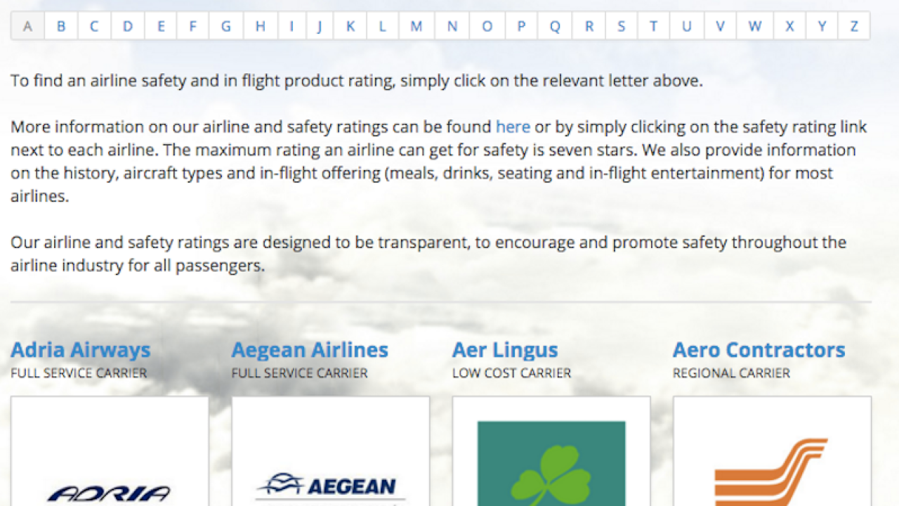 Airline Ratings Lists Everything You Need To Know About An Airline And Its Safety Record