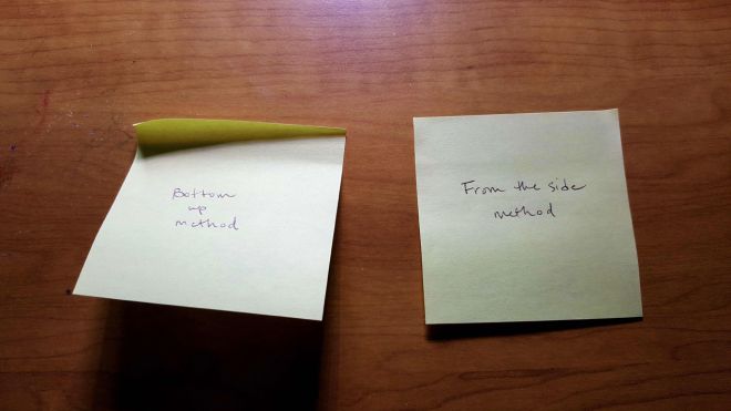 The Right Way To Peel A Sticky Note