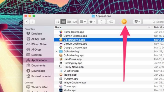 Add A Shortcut In OS X Finder To Any App, File Or Folder You Want
