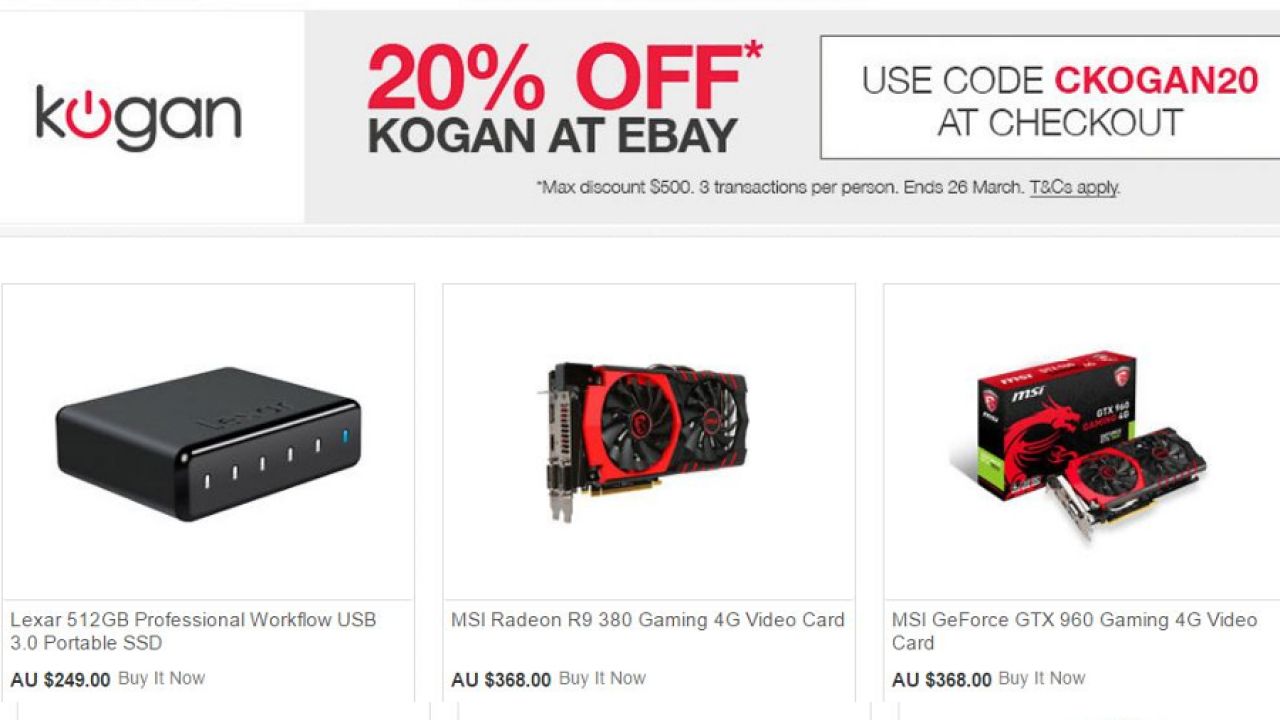 Dealhacker: The Best Tech Deals From Kogan’s Massive Ebay Store Sale