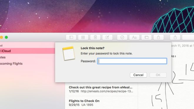 How To Password Protect Apple Notes