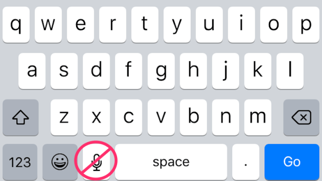 Get Rid Of The Microphone Button On The iPhone Keyboard That You Keep Accidentally Tapping
