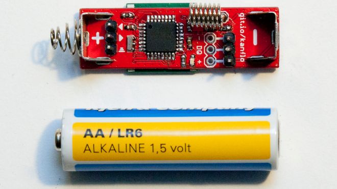Build An Arduino The Size Of A AA Battery