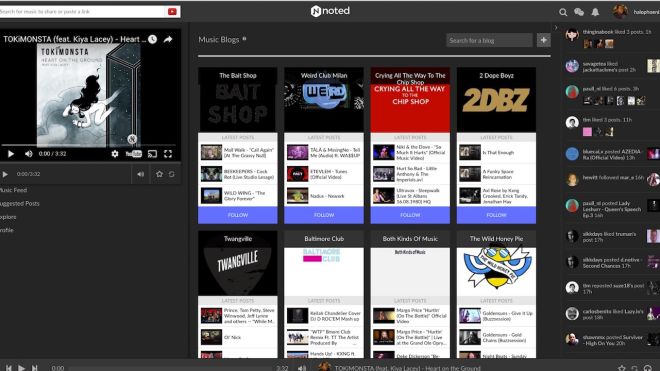 Noted.fm Lets You Follow Over 100 Music Blogs To Discover And Share Great New Tunes