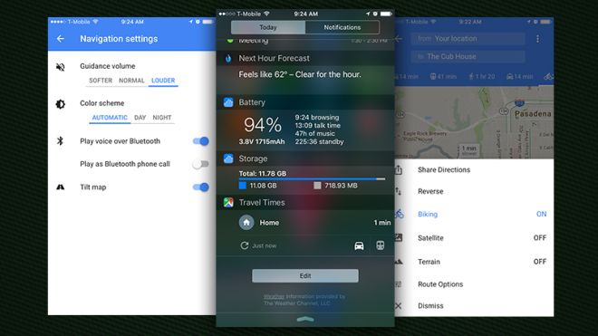 Google Maps For iOS Adds Travel Times Extension, Easy Sharing And Customisable Night Mode