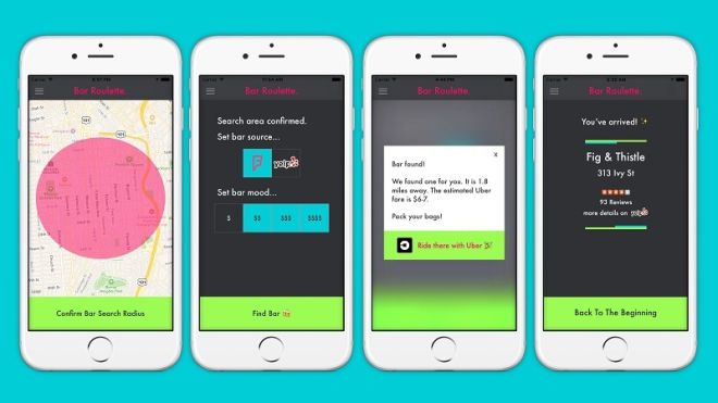 The Bar Roulette iOS App Makes Bar Hopping Adventures Even Better