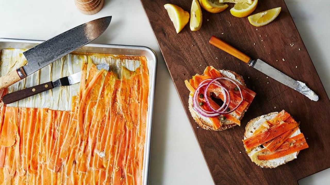 Carrot ‘Lox’ Is A Tasty Vegetarian Bagel Topper