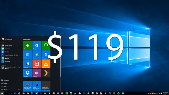 Reminder: Windows 10 Home Will Cost $179 Starting July 29