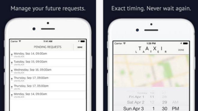 TaxiLater Lets You Schedule An Uber For Later
