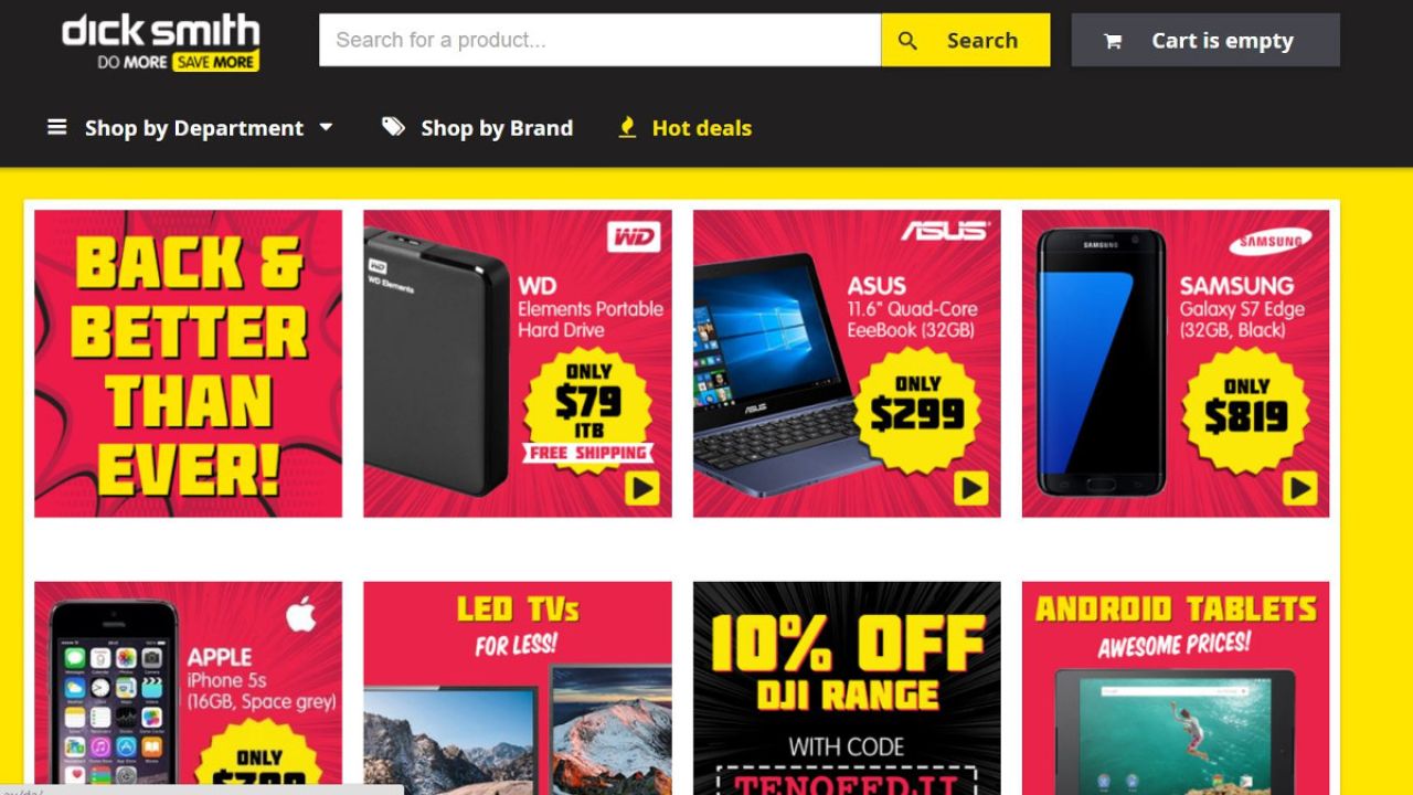 Dick Smith’s Online Store Relaunches Today: How Are The Deals?