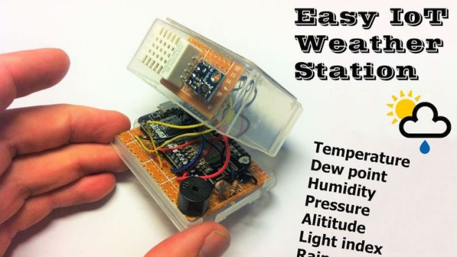 Build Your Own Internet-Connected Handheld Weather Station