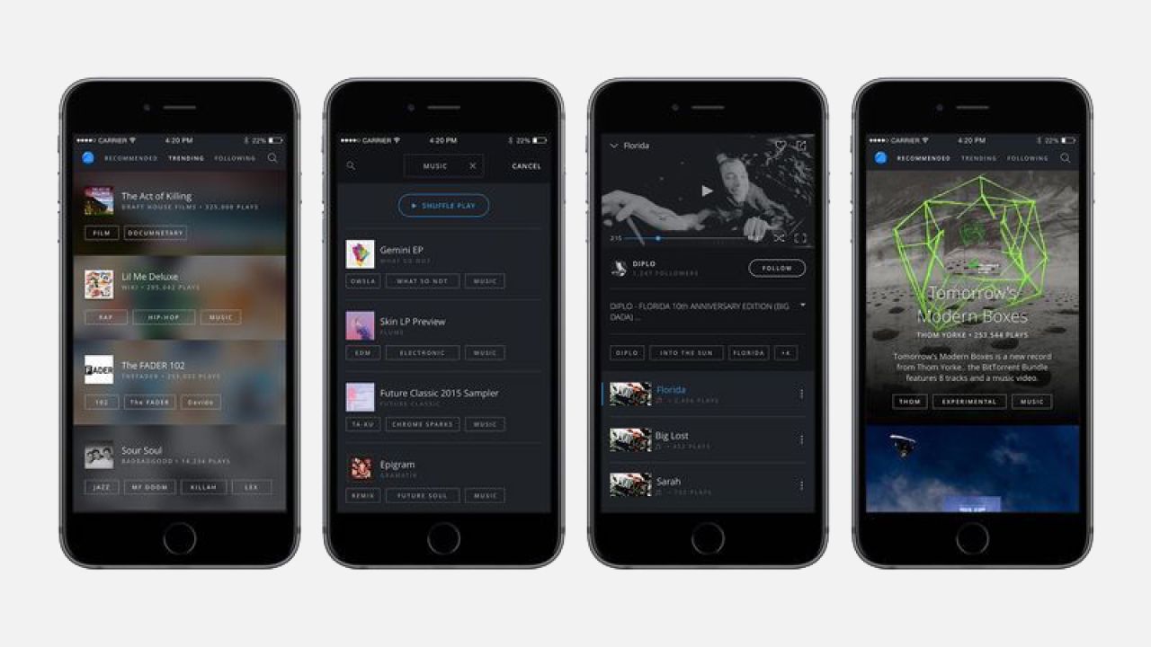 BitTorrent Now Is A Music And Video Streaming App For Android And The Web, iOS On The Way