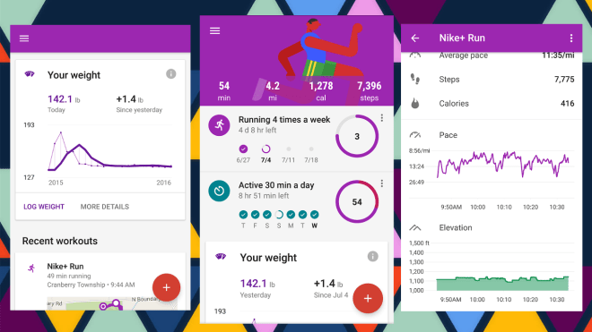Google Fit Update Brings Weekly Goals And Better Visuals