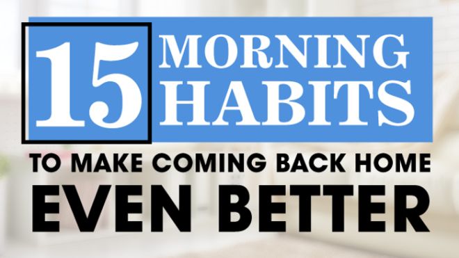 15 Morning Habits Everyone Should Master [Infographic]