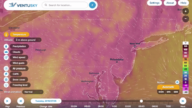 Ventusky Offers Real-Time Weather Conditions On A Beautiful, Interactive Live Map 