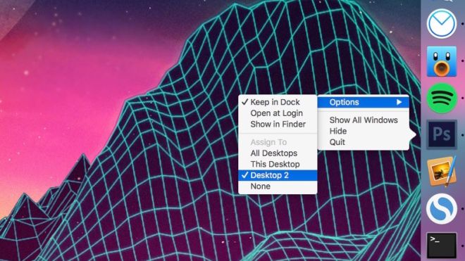 Set Mac Apps To Automatically Open On Different Desktops To Reduce Clutter
