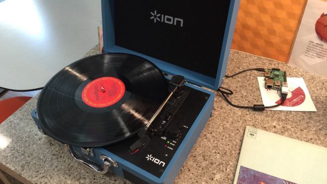Stream Music From A Record Player To Any Computer In The House With A Raspberry Pi