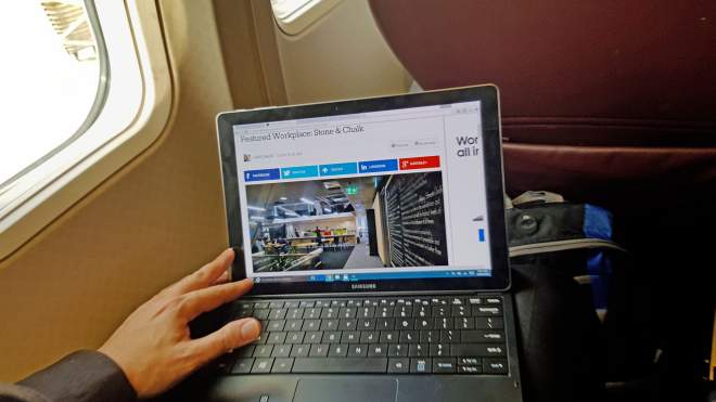 Samsung TabPro S Interstate Roadtrip: Flying High (And Dry)