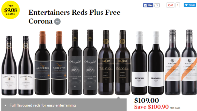 Dealhacker: Get Half-Price Wine From BWS + A Free Case Of Coronas