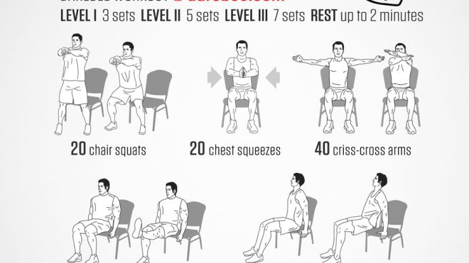 A Full-Body Workout You Can Do In Your Office Chair