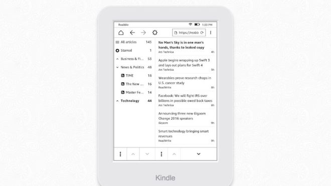 Reabble Is A Web-Based RSS Reader Made For The Kindle