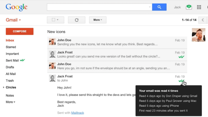 MailTrack, The Extension That Tells You When Someone Reads An Email Message, Is Now On Firefox