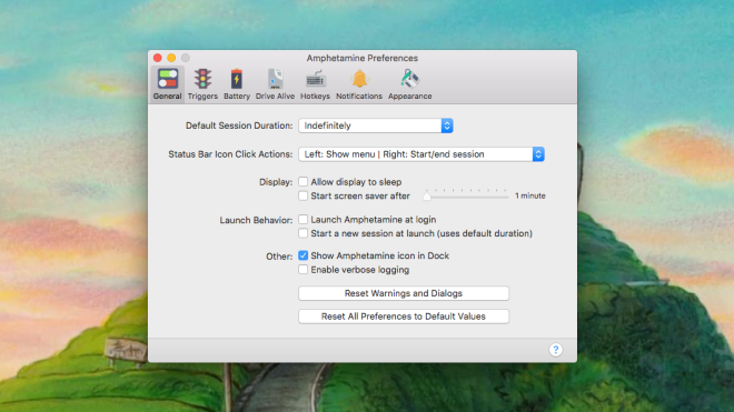 Manage Your Mac’s Power Settings With Amphetamine