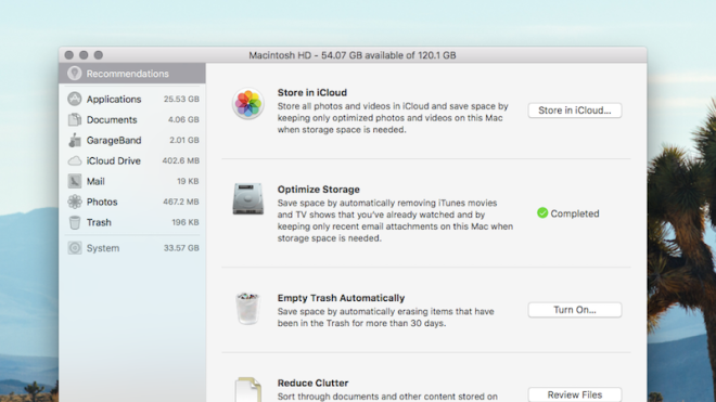 Clean Your Cluttered Hard Drive With MacOS Sierra’s New Storage Manager