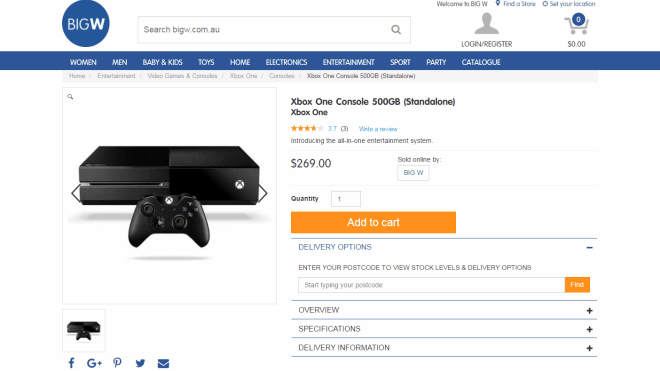 Dealhacker: New Xbox One 500GB, $269 From Big W
