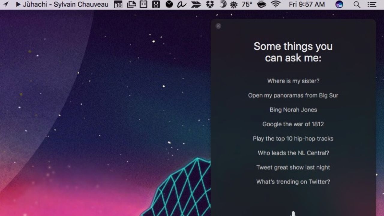 Here’s A Big List Of MacOS Sierra Specific Questions You Can Ask Siri