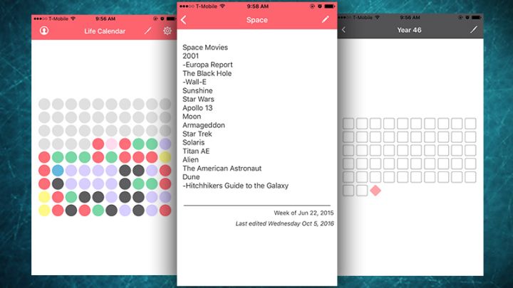 Life Calendar Is A Journaling App That Tasks You With Just A Note A Week