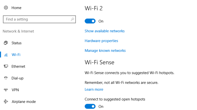 Windows 10 Can Automatically Turn Wi-Fi Back On After A Few Hours