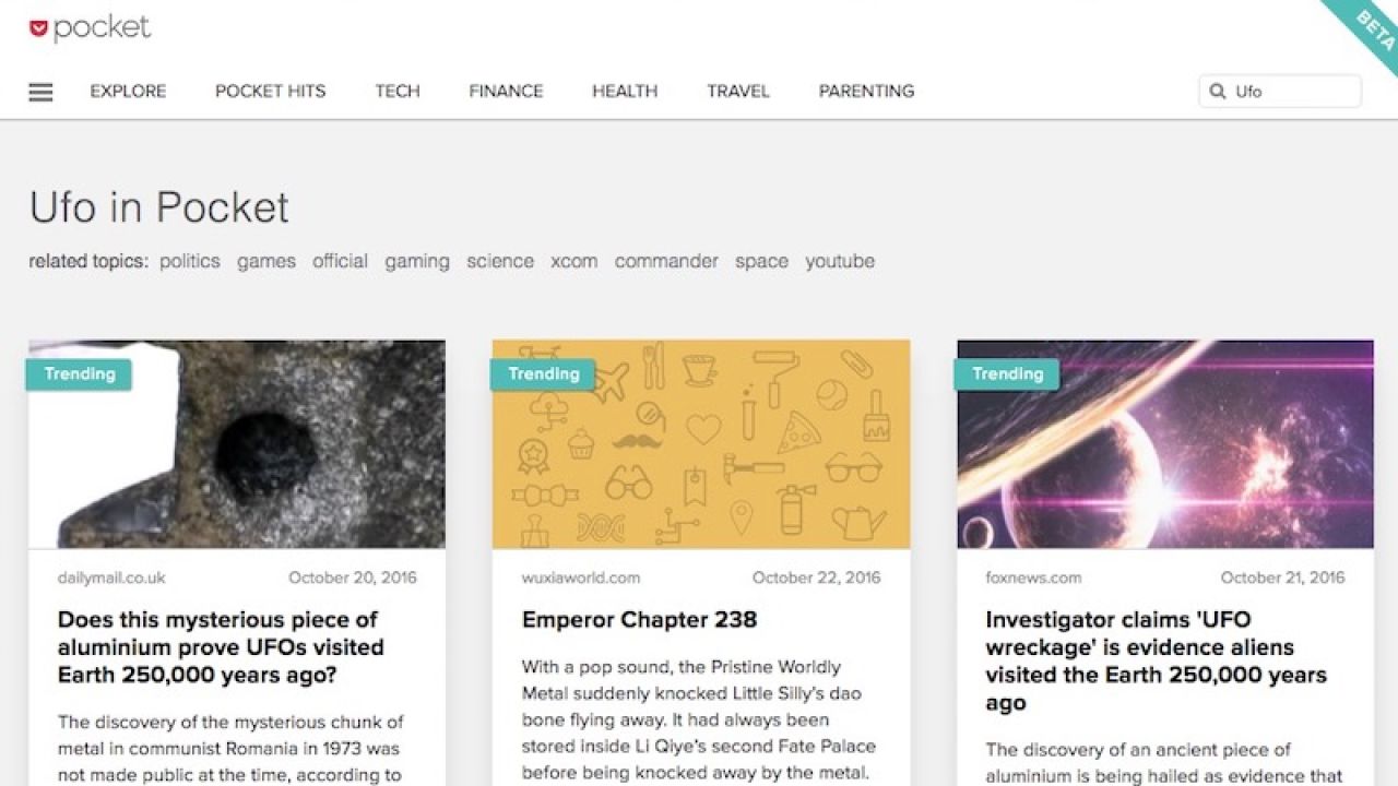 Pocket’s New Explore Tab Makes It Easier To Find New Articles