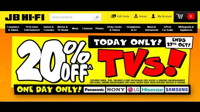 Dealhacker: The Best Deals From JB Hi-Fi’s Massive TV Sale