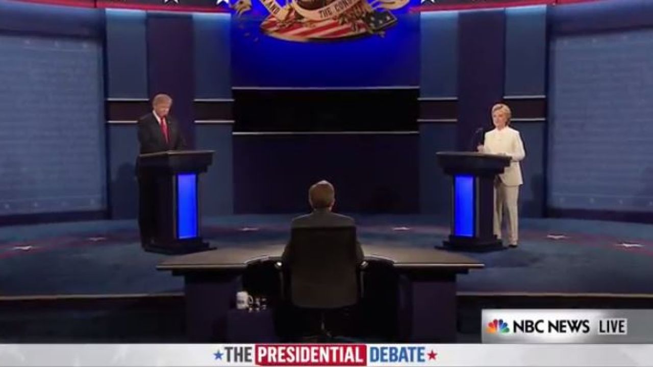Re-Watch The Explosive Final US Presidential Debate Here