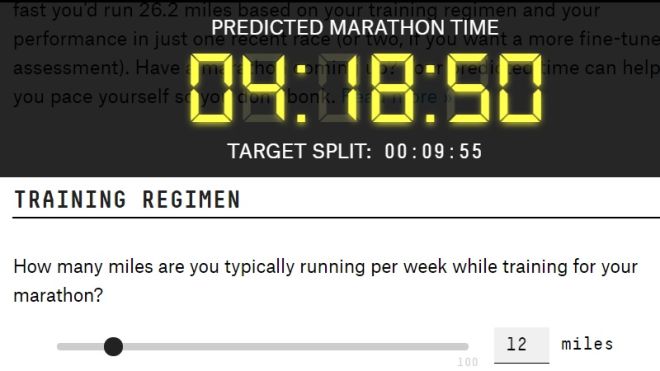 See How Fast You Would Run A Marathon With This Calculator