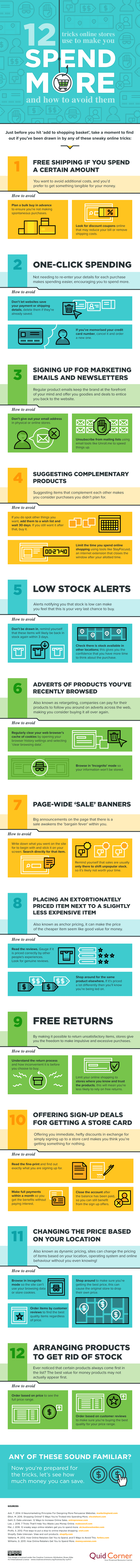12 Cheeky Tricks Online Stores Use To Empty Your Wallet [Infographic]