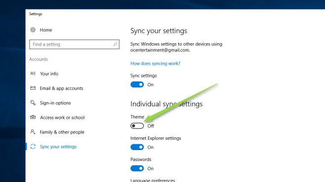 How To Stop Windows 10 From Syncing Themes Between Computers