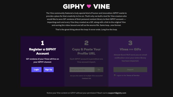 Export Your Vines In Their Original Format (And As GIFs)