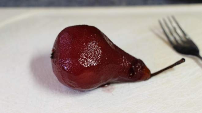 Will It Sous Vide? Pretty Wine-Poached Pears