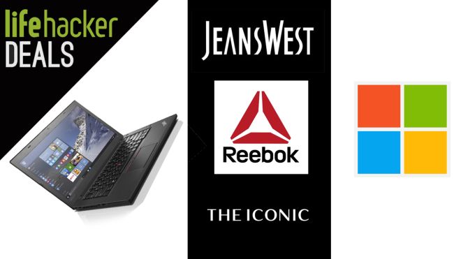 Deals: Up To 50% Off The Iconic, Up To 43% Off Selected Lenovo, 40% Off Jeans West