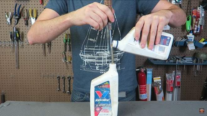 Use A Screwdriver As A Makeshift Funnel