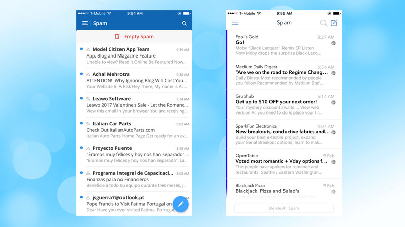 iPhone Email Showdown: Spark Vs. Airmail