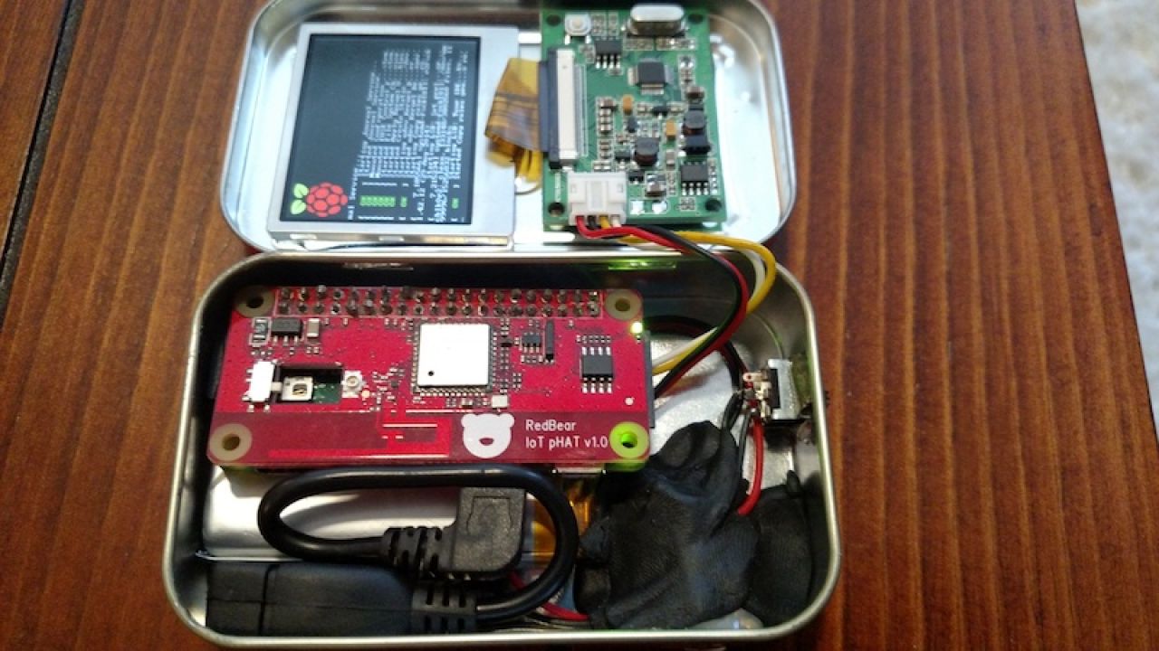 Cram A Raspberry Zero And Screen Into An Altoids Tin For A Portable Micro Computer