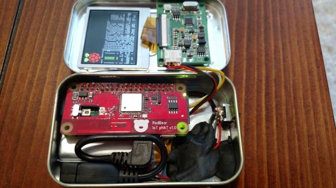 Cram A Raspberry Zero And Screen Into An Altoids Tin For A Portable Micro Computer