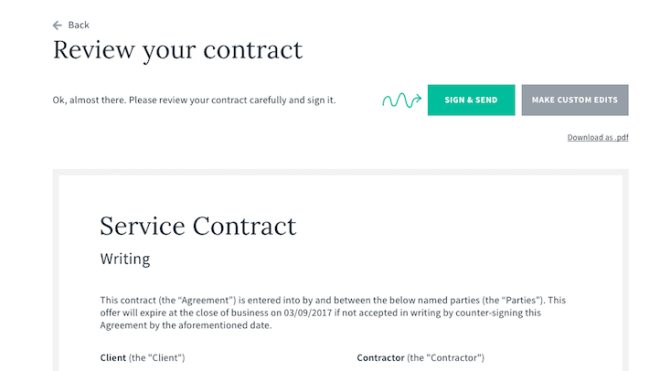 This Tool Helps You Create A Freelance Contract