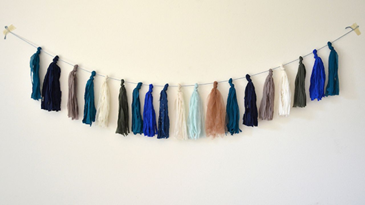 Upcycle Ruined Tights Into Decorative Tassels