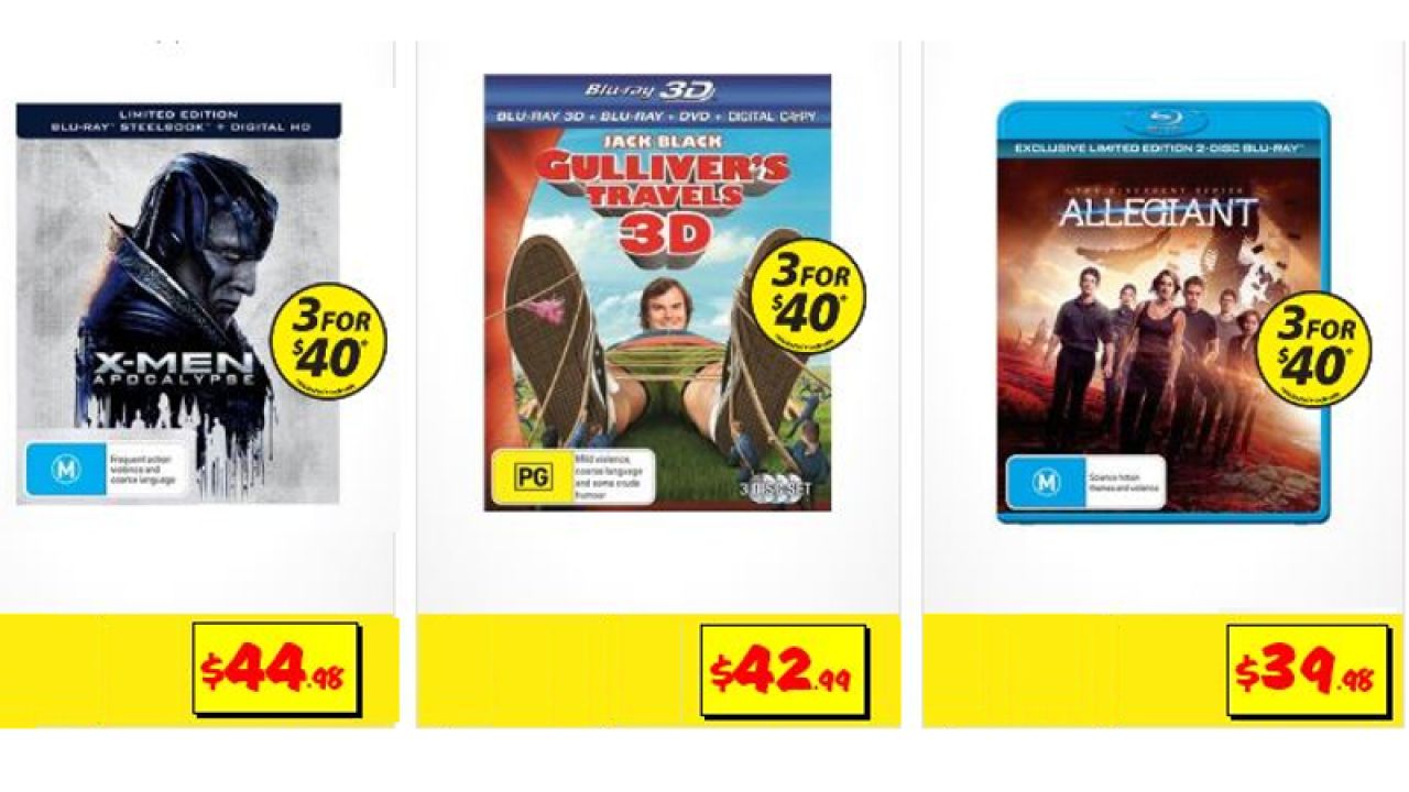 Dealhacker: Get Three $40 Blu-Rays For $40