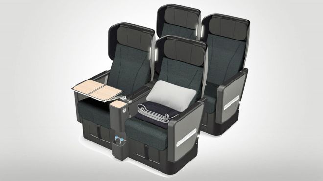 Qantas’ New Premium Economy Seat Are Actally Pretty Roomy